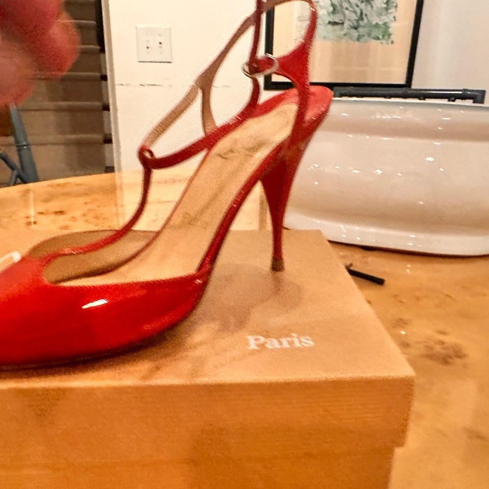 Christian Louboutin Red Women's Shoes size 39 - Picture 4 of 7